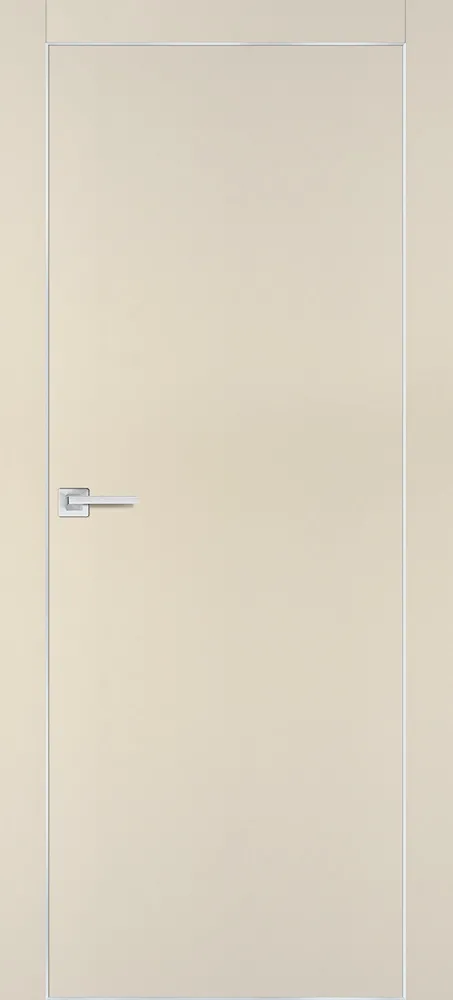 Фото Межкомнатная дверь ПХ- 1 AL кромка с 4-х ст. Бежевый матовый